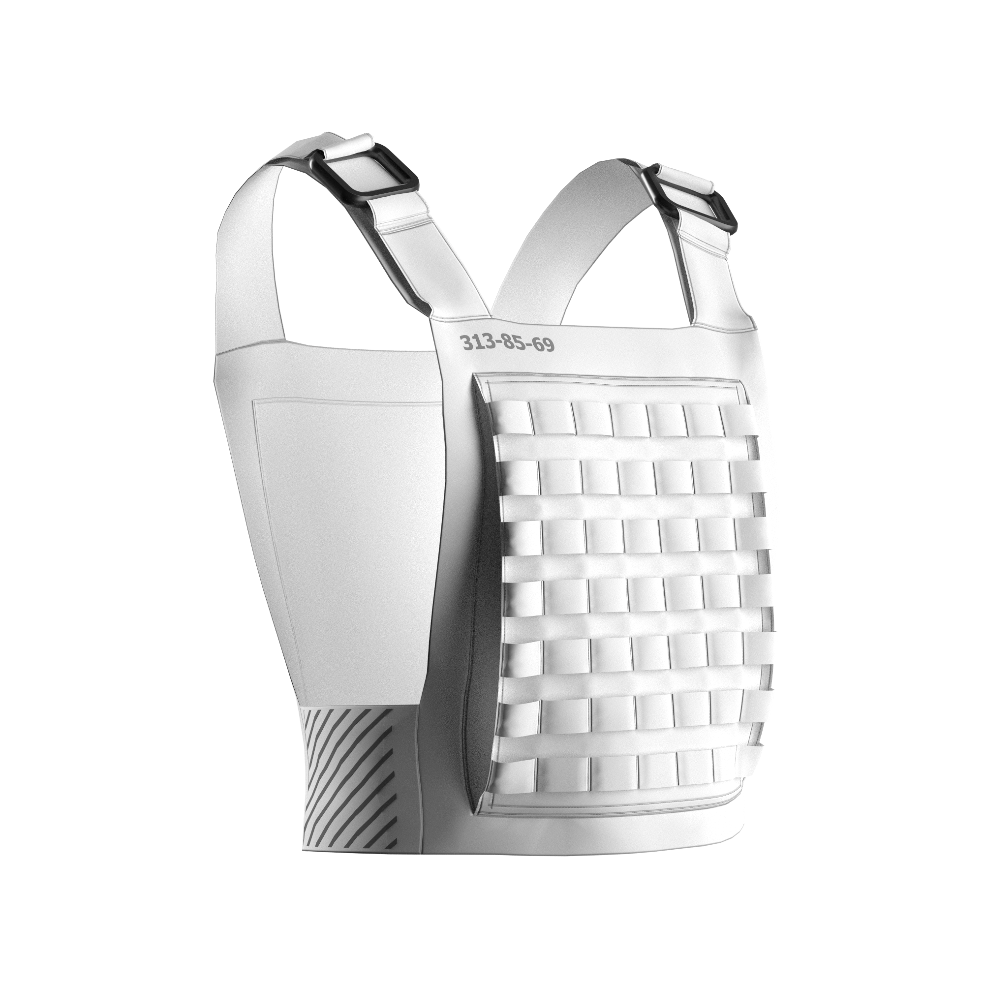 Technical Harness Vest Mockup with Tactical Utility Styling preview