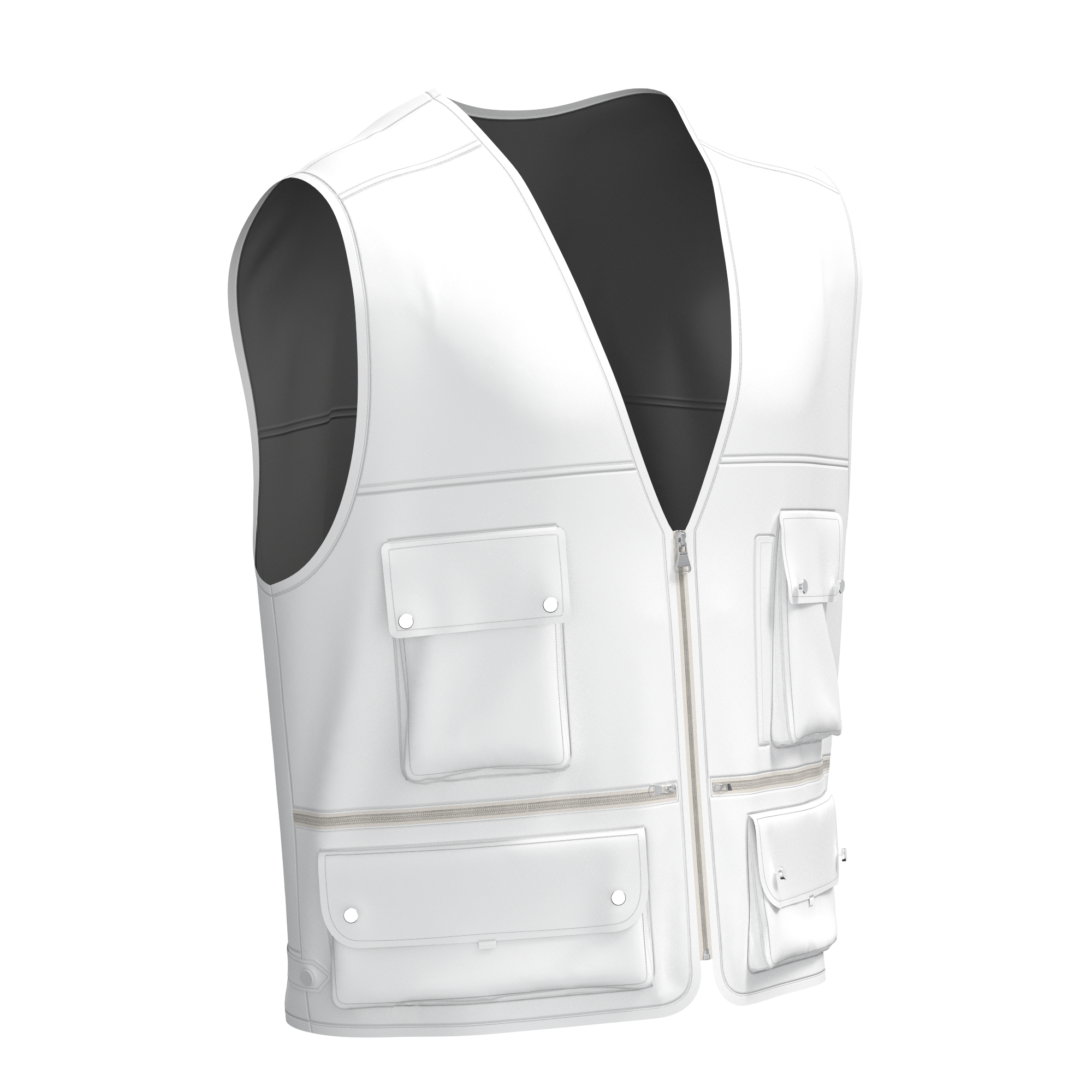 Multi-Pocket Tactical Vest Mockup with Modular Utility Front preview