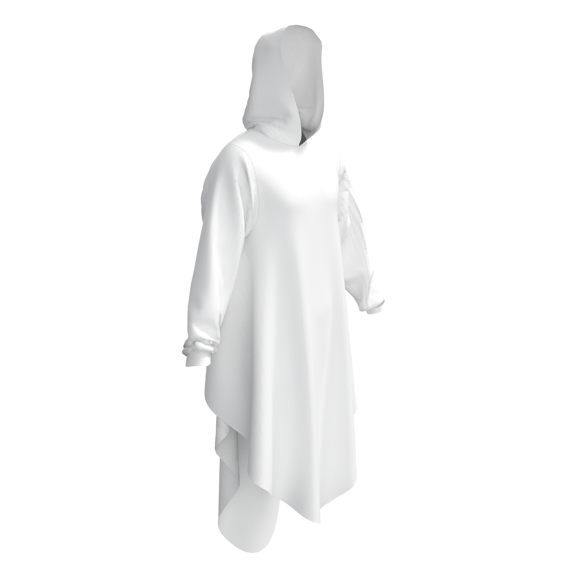 Draped Oversized Tunic Mockup with Soft Hanging Hem preview
