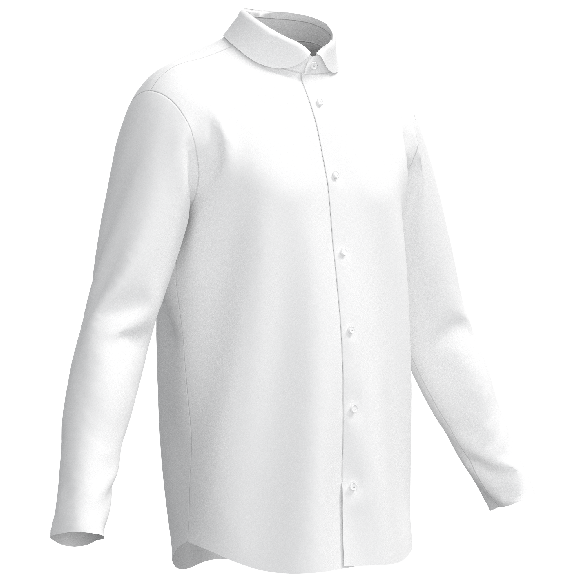 Boxy Workwear Shirt Mockup with Structured Collar and Utility Front preview