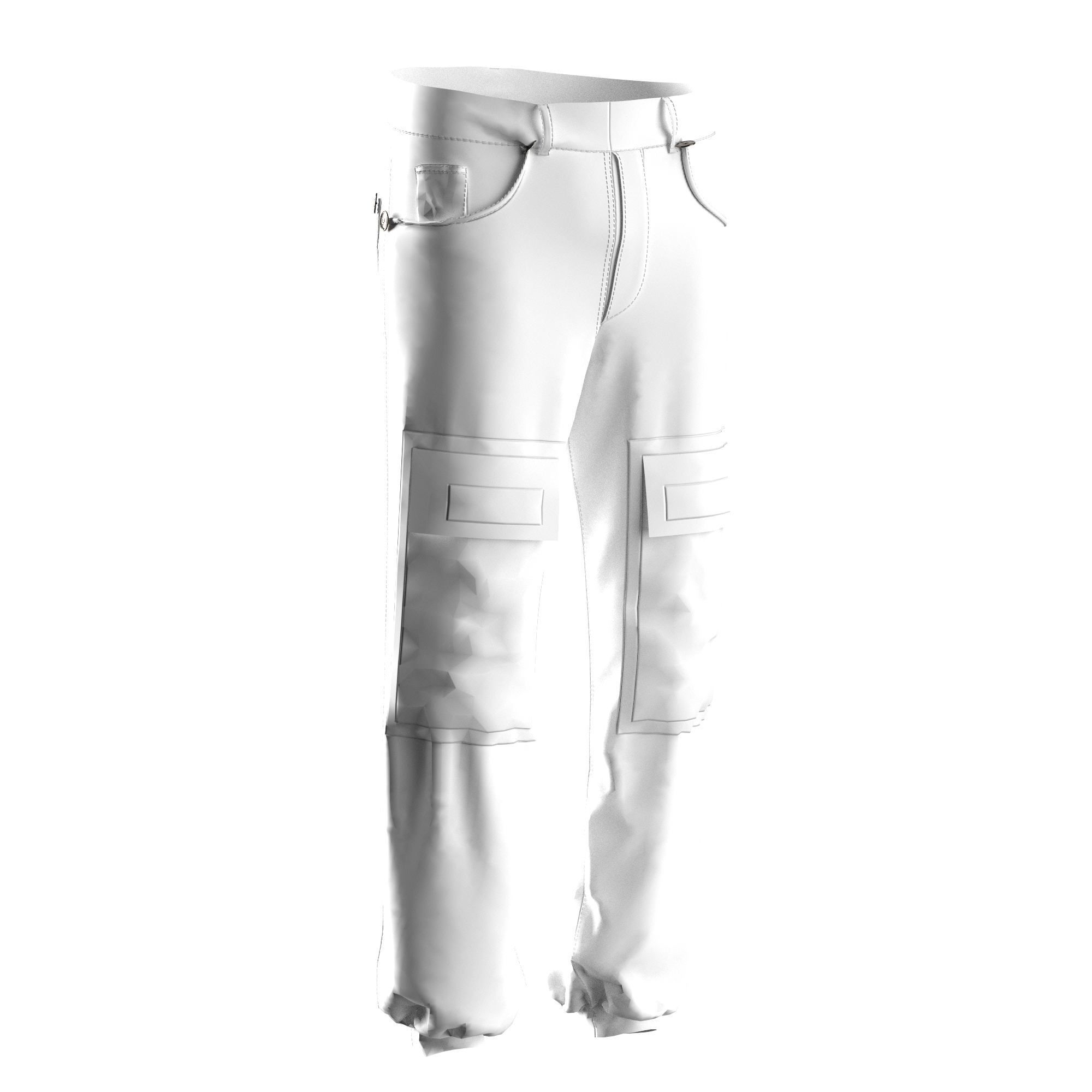 Cargo Jogger Pants Mockup with Tapered Streetwear Fit preview