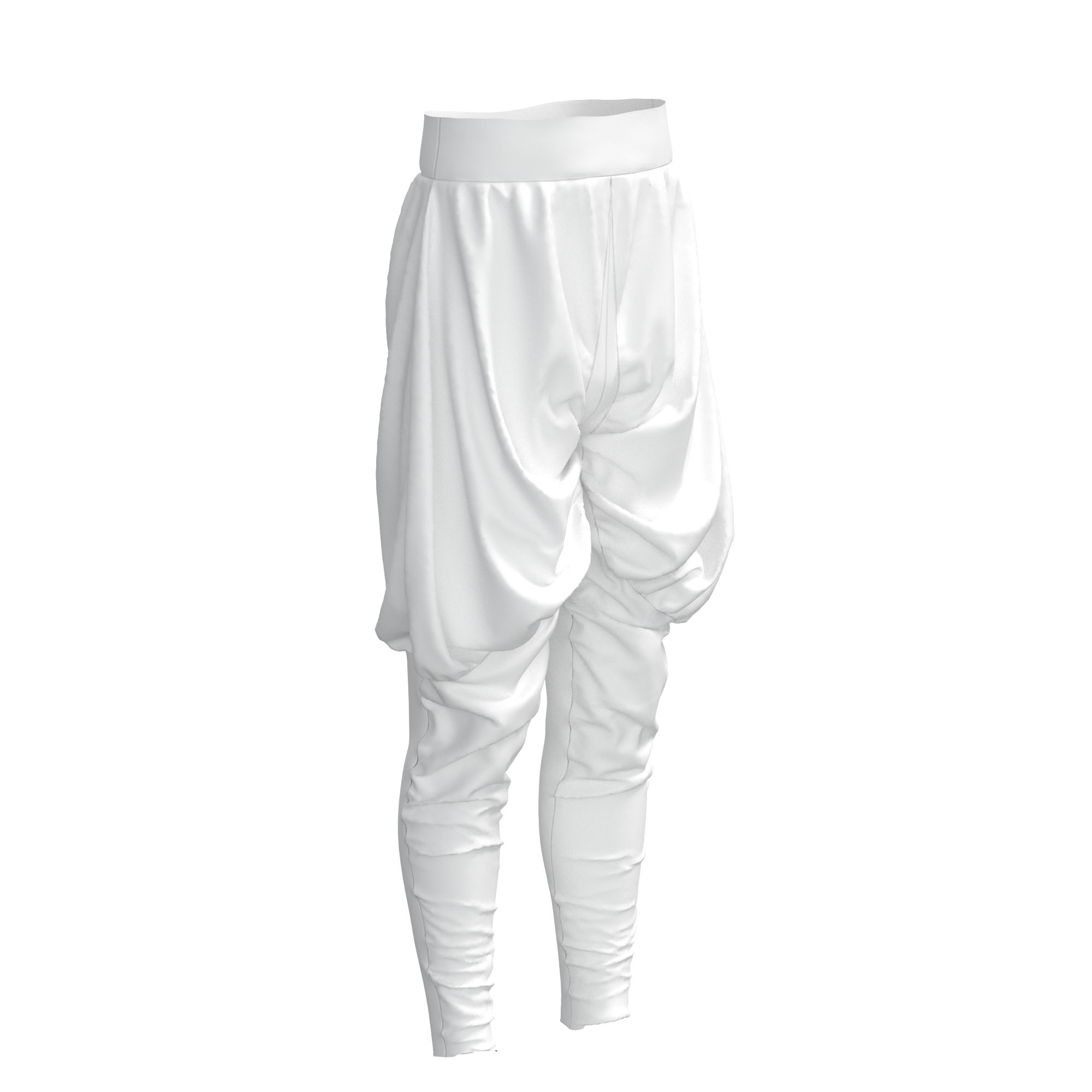 Streetwear Jogger Pants Mockup with Cuffed Tapered Silhouette preview