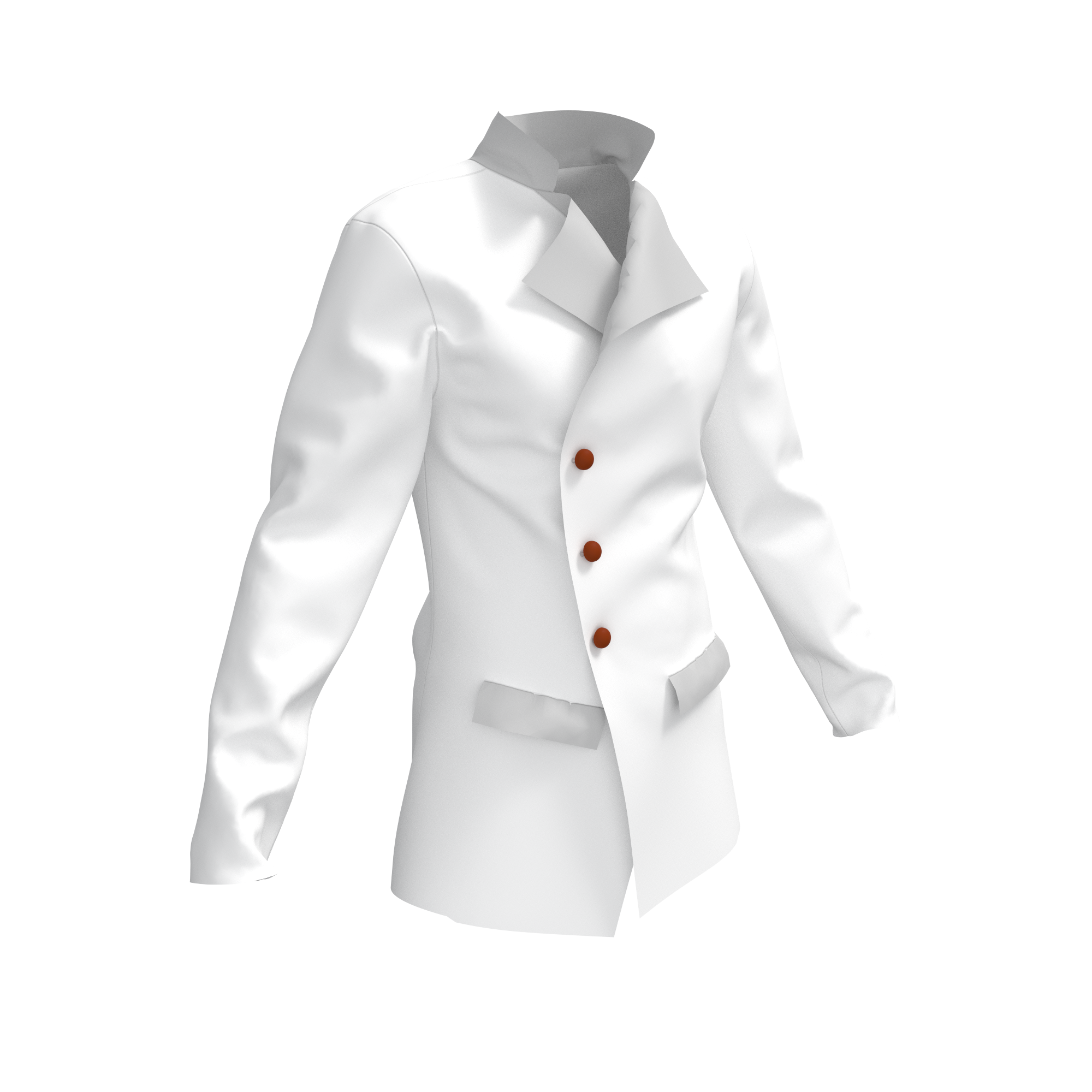 Tailored Single-Breasted Blazer Mockup with Sharp Lapel Shape preview